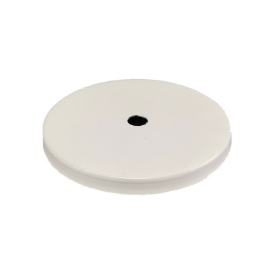 Tapa portaglobos color blanco 40mm diámetro x 3mm