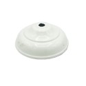 Tapa portaglobos decorada blanca 90mm diámetro x 3mm