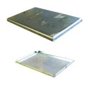 Base rectangular de hierro bruto 345mm x 230mm arista