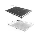 Base rectangular de hierro bruto 345mm x 230mm arista