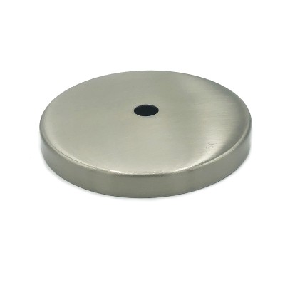 Tapa portaglobos acero cepillado 99mm diámetro x 6mm