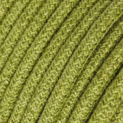 Cable decorativo textil a metros homologado yute verde