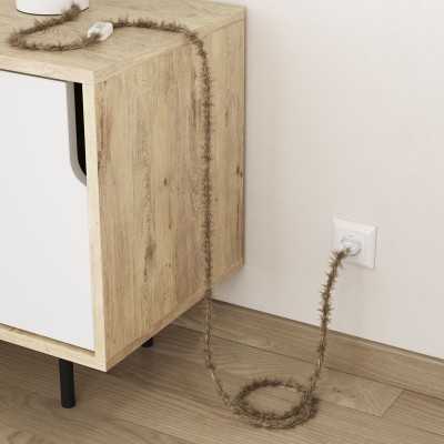 Cable decorativo textil trenzado a metros homologado pluma yute