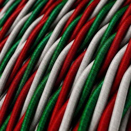 Cable decorativo textil trenzado a metros homologado Italia
