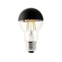 Bombilla LED vintage E27 6W 550lm cúpula negra regulable