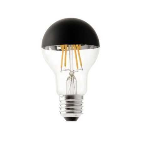 Bombilla LED vintage E27 6W 550lm cúpula negra regulable