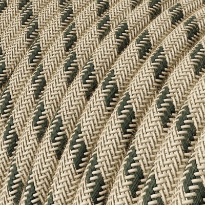 Cable decorativo textil a metros homologado bicolor saco