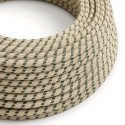 Cable decorativo textil a metros homologado bicolor saco