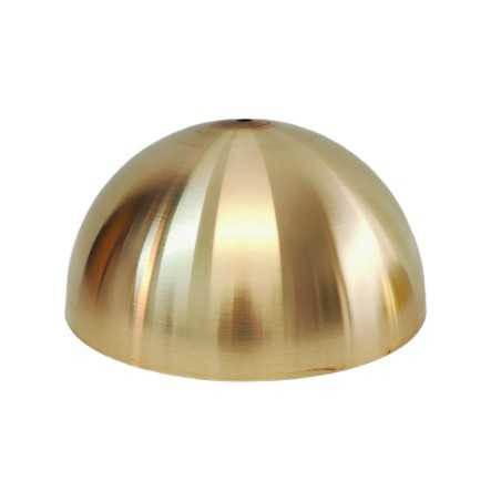 Campana metálica latón 95 alto x 200mm diámetro