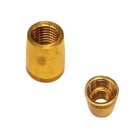 Reductor/ampliador cónico de M10/100 a M8/100