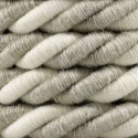 Cable trenzado decorativo lino tipo saco 16mm grosor