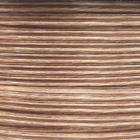 Bobina 100 mts cable paralelo transparente secciones
