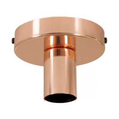 Lámpara tipo zócalo E27 de metal 120mm x 85mm