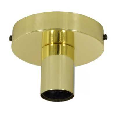Lámpara tipo zócalo E27 de metal 120mm x 85mm