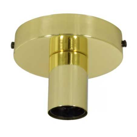 Lámpara tipo zócalo E27 de metal 120mm x 85mm
