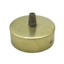 Soporte de latón de 120mm diámetro x 25mm y una salida