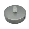 Soporte de hierro de 60mm diámetro x 10mm y una salida