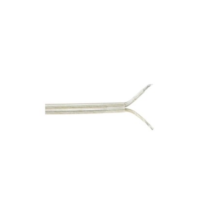 Cable paralelo transparente plata  2 x 0,50 mm2 audio