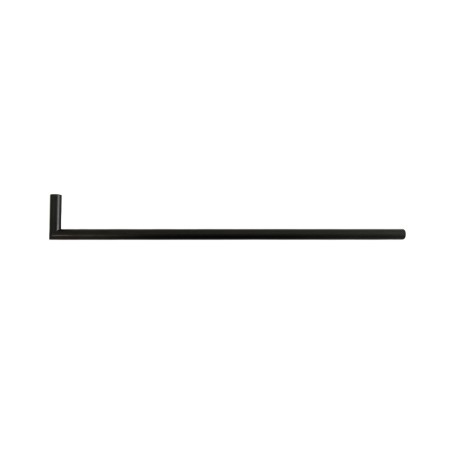 Tubo de 12mm 400mm x 50mm roscado interior color negro