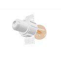 Lámpara techo aluminio E27 blanco MEUCON