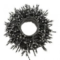 100 LED luz fría enlazable 7,5 mts programable c/negro exterior