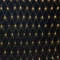 Red de 100 LEDs luz fría cable verde programable 200x50