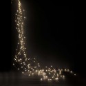Cascada 500 LEDs fijos exterior luz cálida y 260cm largo