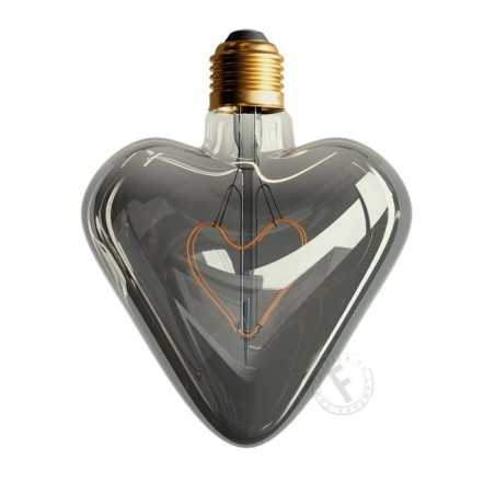 Bombilla de LED con forma de corazón filamento