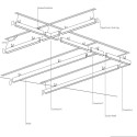 Kit de 2 tapas finales para módulos de LED de 90mm de ancho