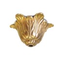 Accesorio bronce decorado 120mm relieve para lámparas