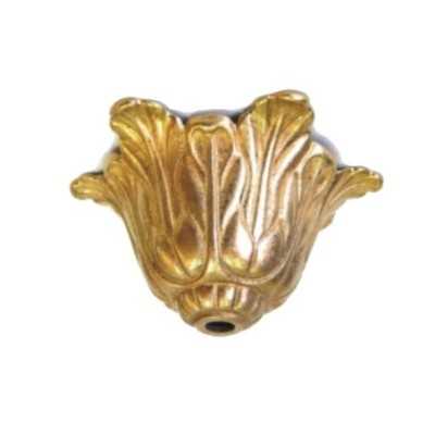 Accesorio bronce decorado 120mm relieve para lámparas