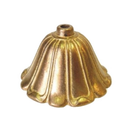 Accesorio bronce relieve 105mm decorado para lámparas