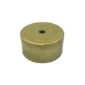 Tapa portaglobos de latón 88mm diámetro x 26mm