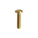 Tornillo de latón para lámparas M4 x 16mm cabeza tipo ranura