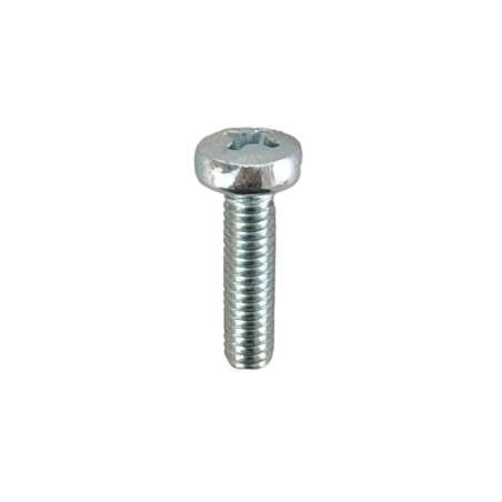 Tornillo para lámparas M4 x 15mm cromado con cabeza tipo