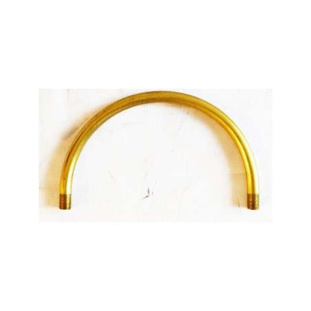 Tubo de latón Ø10mm tipo arco 80 mm x 160 mm extremos M10100 latón