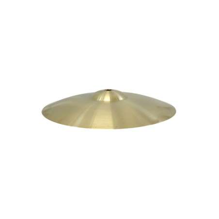 Campana metálica de latón 40mm alto x 295 mm de diámetro orificio M10