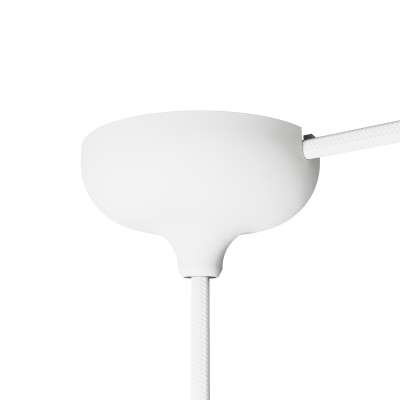 Soporte de silicona para techo en varios blanco lateral