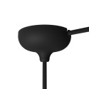 Soporte de silicona para techo en negro