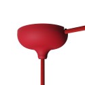 Soporte de silicona para techo en rojo