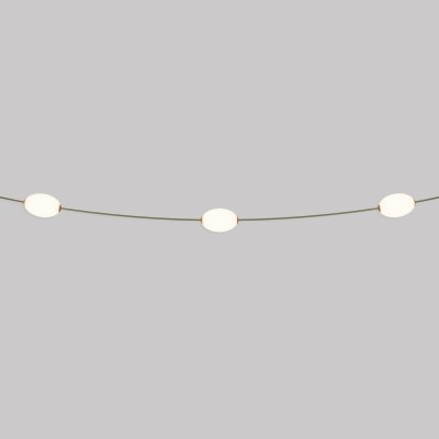 Guirnalda luminosa exterior IP67 3 luces 6,4 m | FABRICA TU LÁMPARA