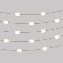 Guirnalda exterior IP67 12 luces 14 m | FABRICA TU LÁMPARA