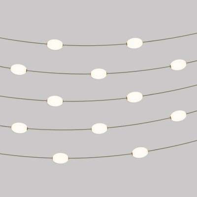 Guirnalda exterior IP67 12 luces 14 m | FABRICA TU LÁMPARA