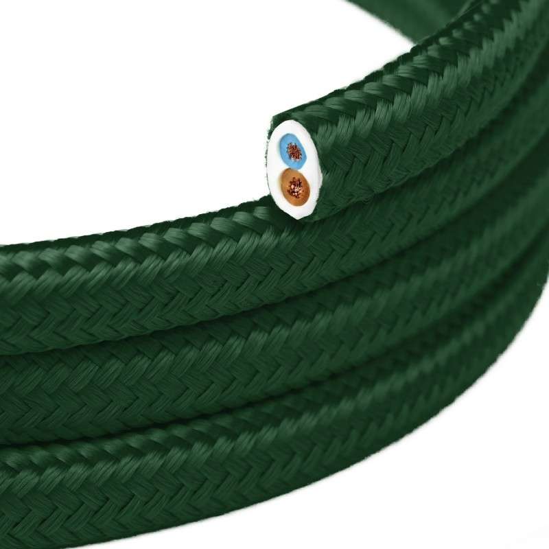 Cable textil decorativo eléctrico plano