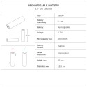 Base de lámpara madera, recargable sin cables y para pantalla