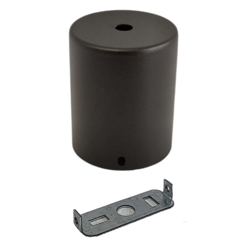 Soporte techo cilíndrico 62,5mm diámetro x 76mm y una salida