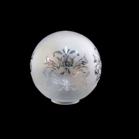 Globo grabado al ácido sin cuello | Fábrica Tu Lámpara