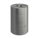 Adaptador tubo Ø20 mm a rosca M10 metal zincado | Fábrica Tu Lámpara