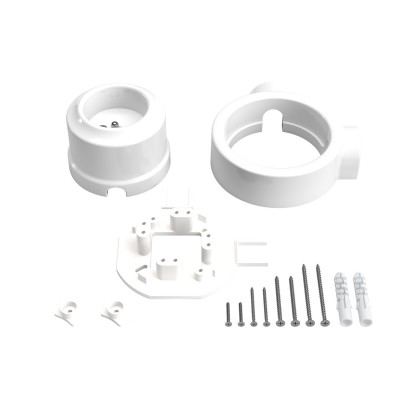 Kit toma francesa porcelana para tubo 20 mm | Fábrica Tu Lámpara