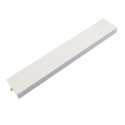 Soporte de metal color blanco 300mm largo x 50mm ancho